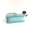 Chanel Caviar Leather Boy Flap Medium Bag Tiffany Blue