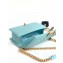 Chanel Caviar Leather Boy Flap Medium Bag Tiffany Blue