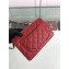 Chanel Caviar Leather Wallet On Chain WOC Bag A33814 Red 2019