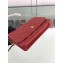 Chanel Caviar Leather Wallet On Chain WOC Bag A33814 Red 2019
