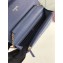 Chanel Caviar Leather Wallet On Chain WOC Bag A33814 Blue 2019