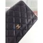 Chanel Caviar Leather Wallet On Chain WOC Bag A33814 Black 2019