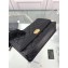 Chanel Grained Leather Boy Wallet On Chain WOC Bag A80287 Black/Gold