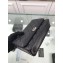 Chanel Grained Leather Boy Wallet On Chain WOC Bag A80287 Black/Silver