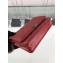 Chanel Grained Leather Boy Wallet On Chain WOC Bag A80287 Red/Silver