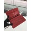 Chanel Grained Leather Boy Wallet On Chain WOC Bag A80287 Red/Silver
