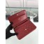 Chanel Grained Leather Boy Wallet On Chain WOC Bag A80287 Red/Gold