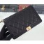 Chanel Caviar Leather Boy Wallet On Chain WOC Bag A80387 Black/Gold