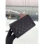 Chanel Caviar Leather Boy Wallet On Chain WOC Bag A80387 Black/Silver