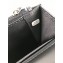 Chanel Caviar Leather Boy Wallet On Chain WOC Bag A80387 Black/Silver