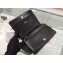 Chanel Lambskin Boy Wallet On Chain WOC Bag A80387 Black/Silver