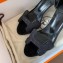 Hermes Heel 6cm Premiere Sandals Glitter Black 2019