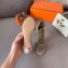 Hermes Heel 6cm Premiere Sandals Glitter Camel 2019