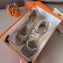 Hermes Heel 6cm Premiere Sandals Glitter Camel 2019