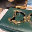 Dolce & Gabbana Baroque DG Girls Shoulder Bag In Nappa Leather Green 2019
