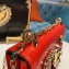 Dolce & Gabbana Baroque DG Girls Shoulder Bag In Nappa Leather Red 2019