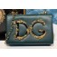 Dolce & Gabbana Baroque DG Girls Shoulder Bag In Nappa Leather Green 2019