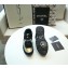 Chanel Suede Calfskin Sneakers G34360 Fabric Black/Gold/Turquoise 2019