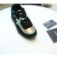 Chanel Suede Calfskin Sneakers G34360 Fabric Black/Gold/Turquoise 2019