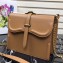 Prada Belle Leather Shoulder Tote Bag 1BN004 Cognac 2019