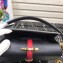 Prada Belle Leather Shoulder Tote Bag 1BN004 Black/Gray/Red 2019