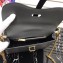 Prada Belle Leather Shoulder Tote Bag 1BN004 Black/Gray/Red 2019