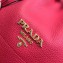 Prada Leather Bucket Bag 1BE018 Red 2019
