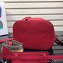 Prada Leather Bucket Bag 1BE018 Red 2019