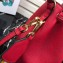 Prada Leather Bucket Bag 1BE018 Red 2019