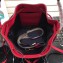 Prada Leather Bucket Bag 1BE018 Red 2019