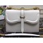 Prada Belle Leather Shoulder Bag 1BD188 White 2019