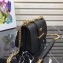 Prada Sidonie Leather Shoulder Bag 1BD184 Black 2019