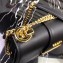 Prada Sidonie Leather Shoulder Bag 1BD184 Black 2019