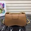 Prada Sidonie Leather Shoulder Bag 1BD184 Cognac 2019