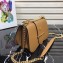 Prada Sidonie Leather Shoulder Bag 1BD184 Cognac 2019