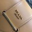 Prada Sidonie Leather Shoulder Bag 1BD184 Cognac 2019
