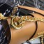 Prada Sidonie Leather Shoulder Bag 1BD184 Cognac 2019