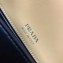 Prada Sidonie Leather Shoulder Bag 1BD184 Cognac 2019