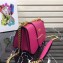 Prada Sidonie Leather Shoulder Bag 1BD184 Fuchsia 2019