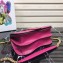 Prada Sidonie Leather Shoulder Bag 1BD184 Fuchsia 2019