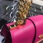 Prada Sidonie Leather Shoulder Bag 1BD184 Fuchsia 2019