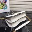 Prada Sidonie Leather Shoulder Bag 1BD184 White 2019