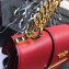 Prada Sidonie Leather Shoulder Bag 1BD184 Red 2019