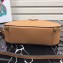 Prada Round Odette Saffiano Leather Bag 1BH123 Khaki 2019