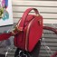 Prada Round Odette Saffiano Leather Bag 1BH123 Red 2019