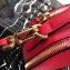 Prada Round Odette Saffiano Leather Bag 1BH123 Red 2019