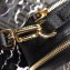 Prada Round Odette Saffiano Leather Bag 1BH123 Black 2019