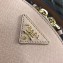 Prada Round Odette Saffiano Leather Bag 1BH123 Nude 2019