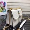 Prada Belle Leather Shoulder Bag 1BD188 White 2019