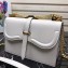 Prada Belle Leather Shoulder Bag 1BD188 White 2019